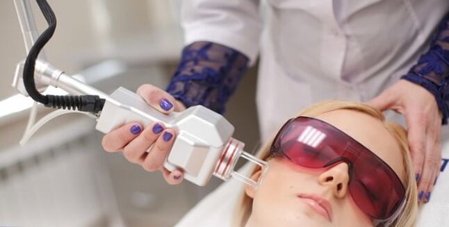 The rejuvenation principle of the face with a laser